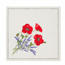 Serviette - Coquelicot Lavande