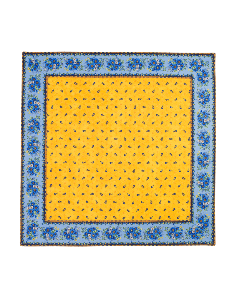 Tapis de table en coton matelassé Tradition orange, Marat d