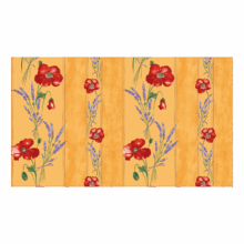 Fabric by the meter - Coquelicot Lavande