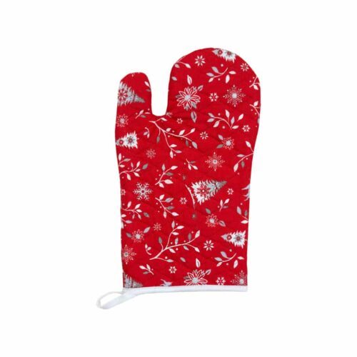 Oven Mitten: Coquelicot