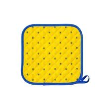 manique en coton Jaune Bleu