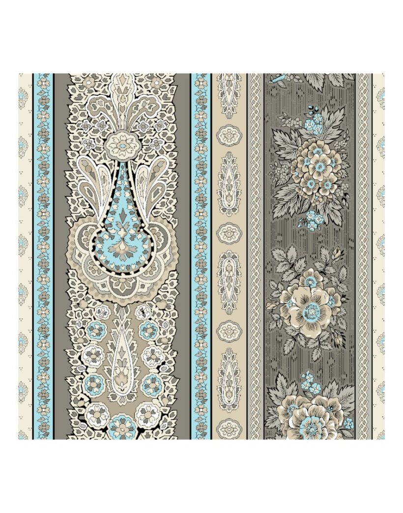 serviettes_Bastide_Turquoise_Rayure