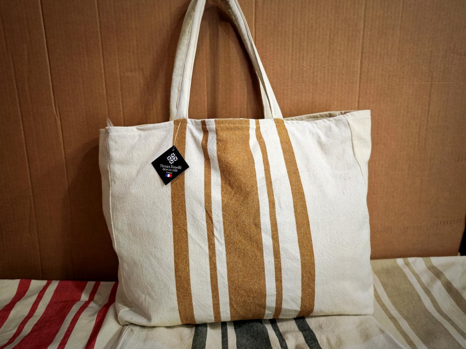 Sac Shopping Jacquard – Coton Recyclé Hors Europe – Bernadette