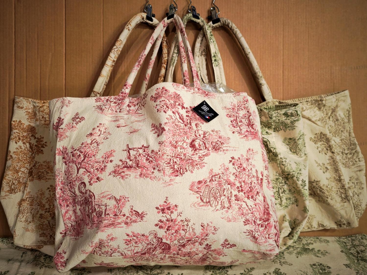 Sac Shopping Jacquard – Coton Recyclé Hors Europe – Gabrielle