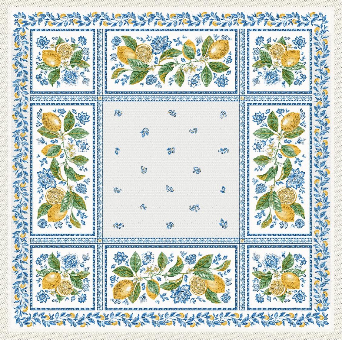 Tapis de Table – Jacquard Citrus